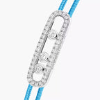 [Twinkle jewelrys]Messika Care(s) pink cord pavé bracelet