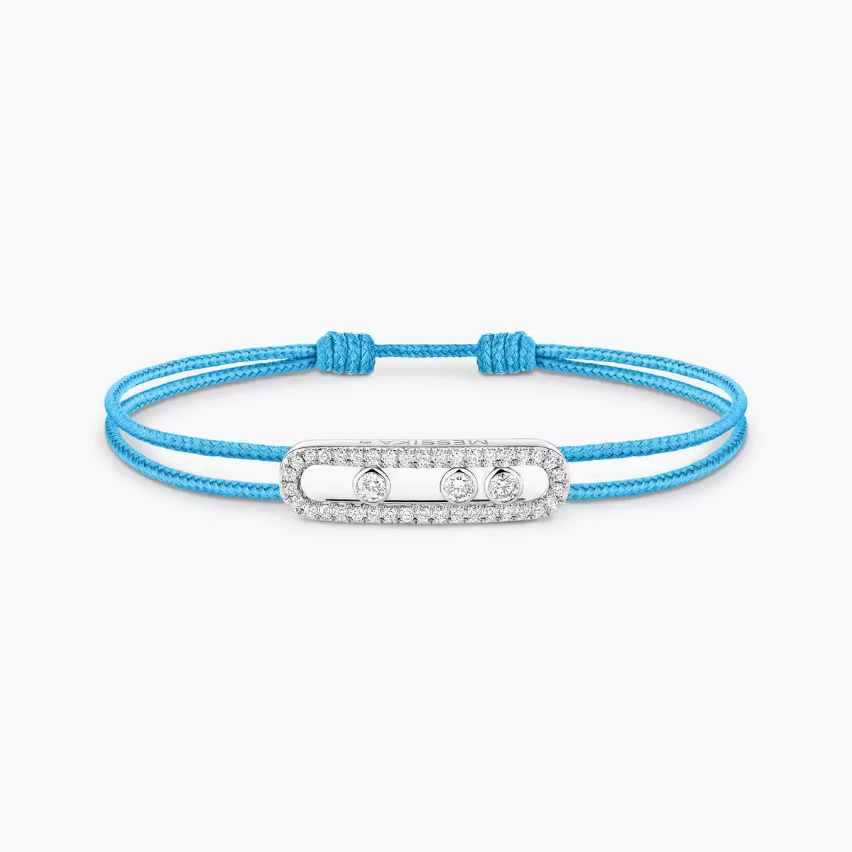[Twinkle jewelrys]Messika Care(s) pink cord pavé bracelet