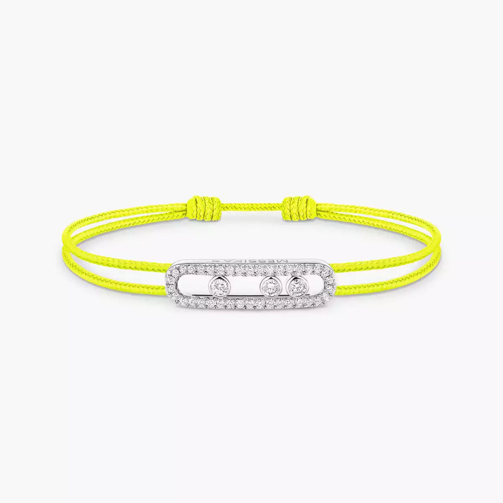 [Twinkle jewelrys]Messika Care(s) pink cord pavé bracelet