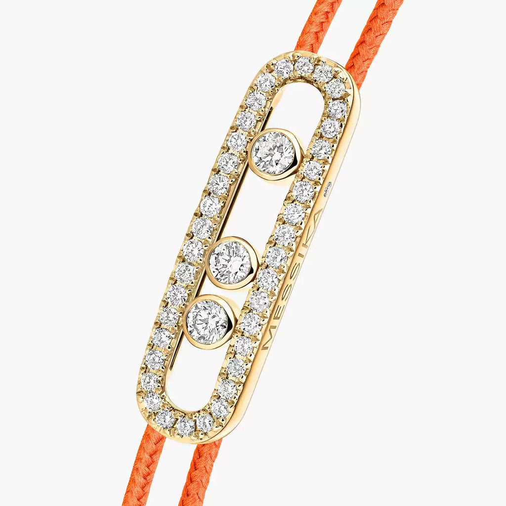 [Twinkle jewelrys]Messika Care(s) pink cord pavé bracelet