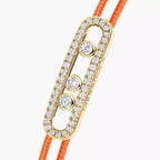 [Twinkle jewelrys]Messika Care(s) pink cord pavé bracelet