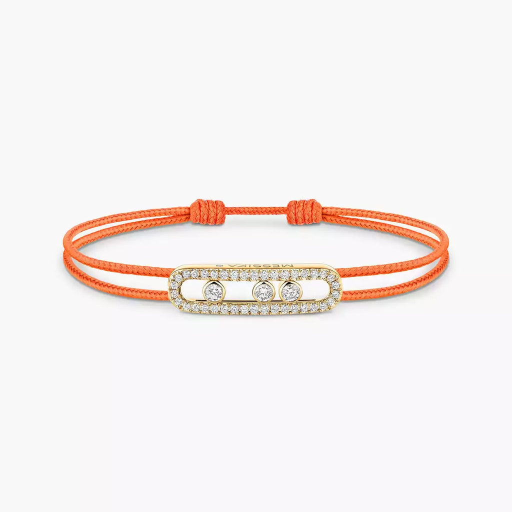 [Twinkle jewelrys]Messika Care(s) pink cord pavé bracelet