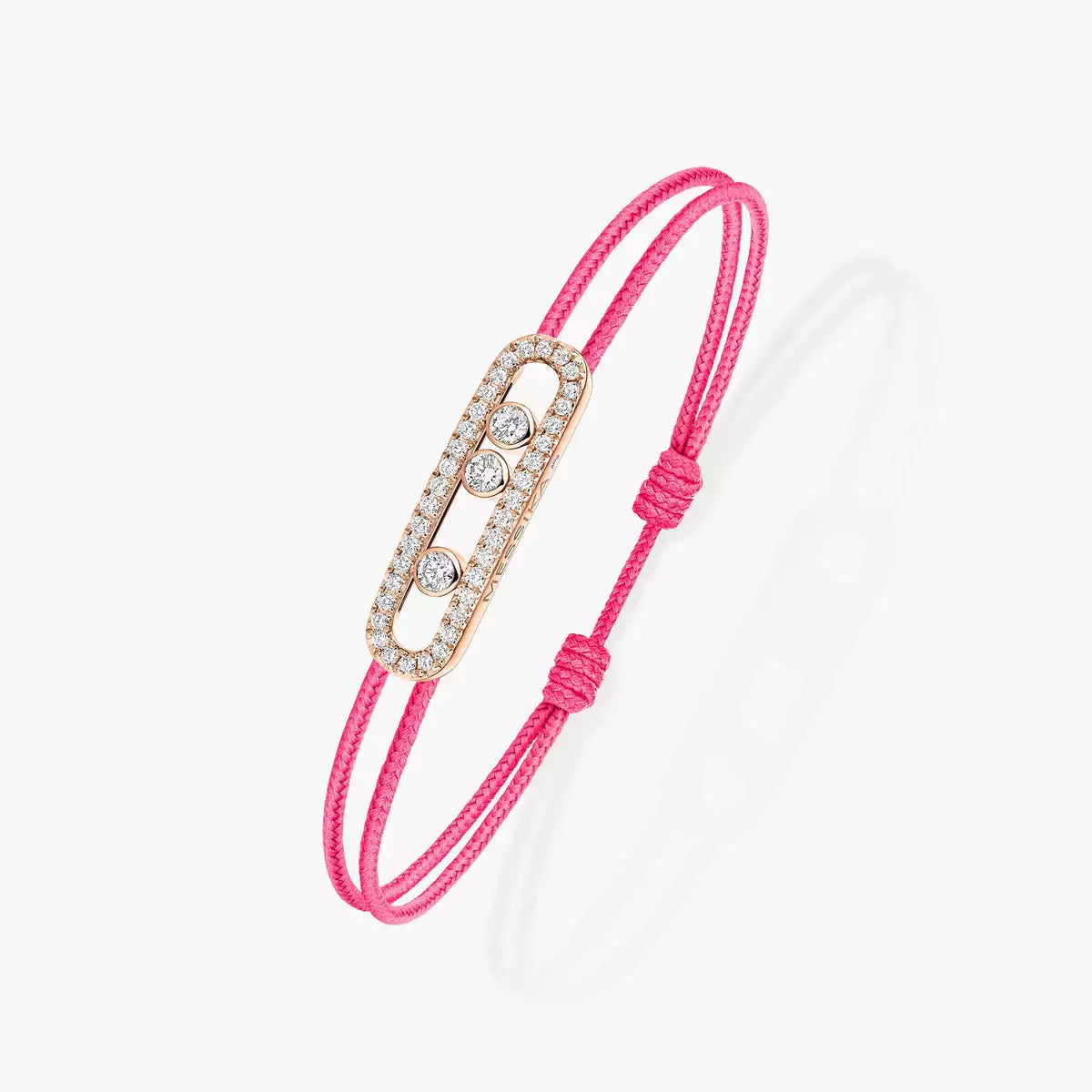 [Twinkle jewelrys]Messika Care(s) pink cord pavé bracelet