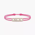 [Twinkle jewelrys]Messika Care(s) pink cord pavé bracelet