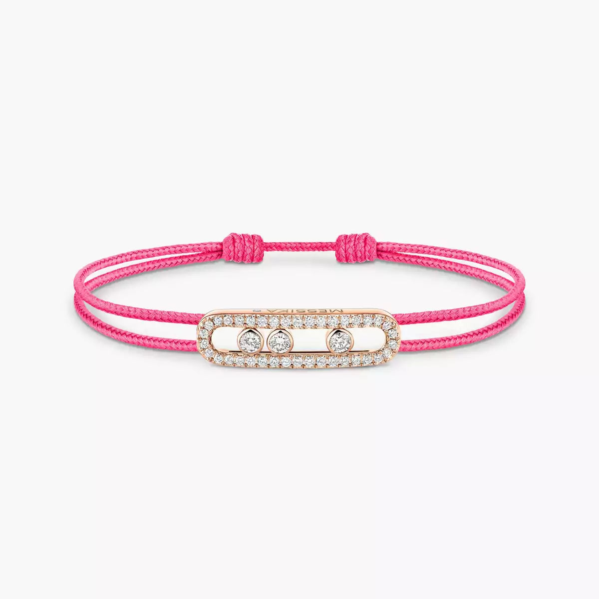 [Twinkle jewelrys]Messika Care(s) pink cord pavé bracelet