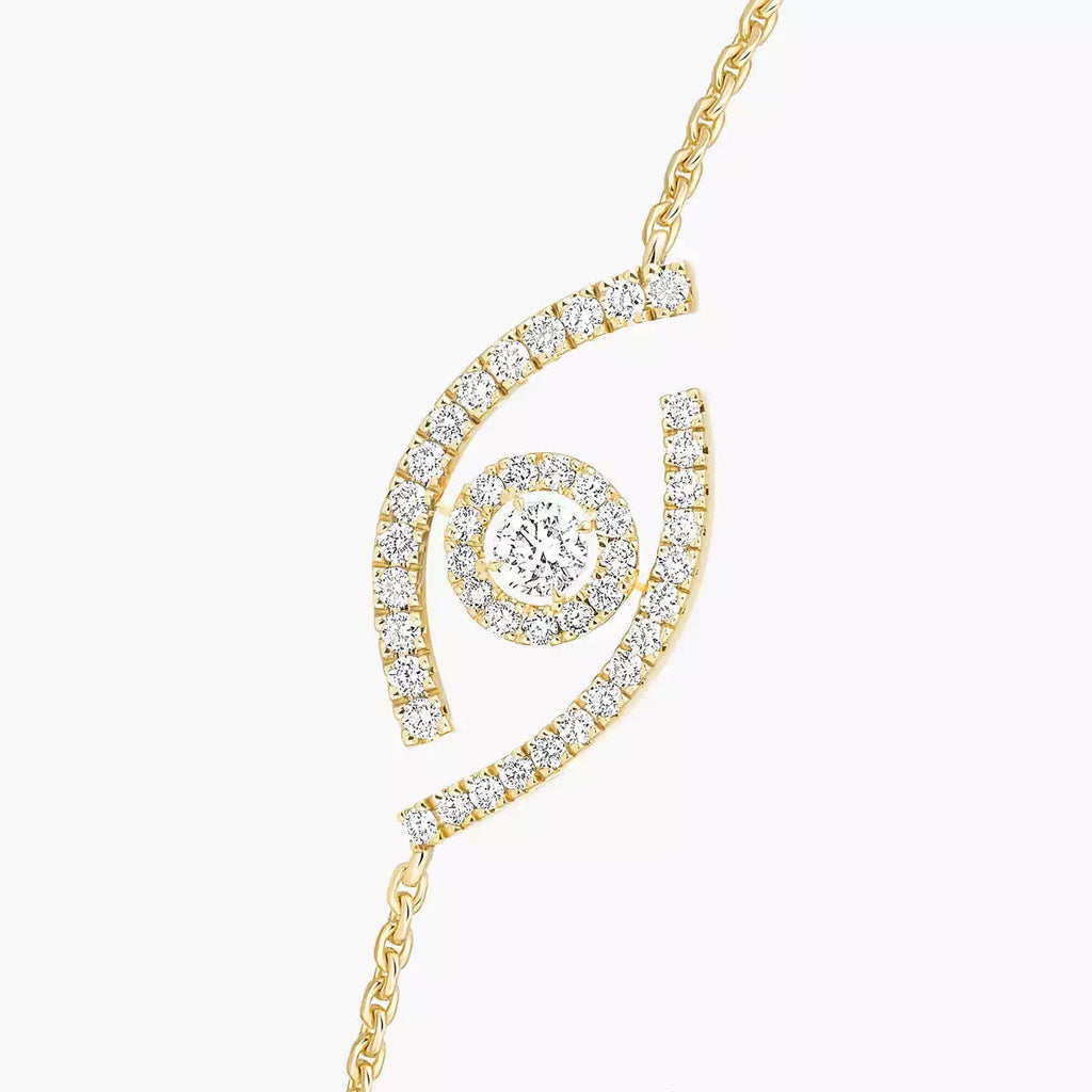 [Twinkle jewelrys]Lucky Eye Pave-Set Diamond Bracelet