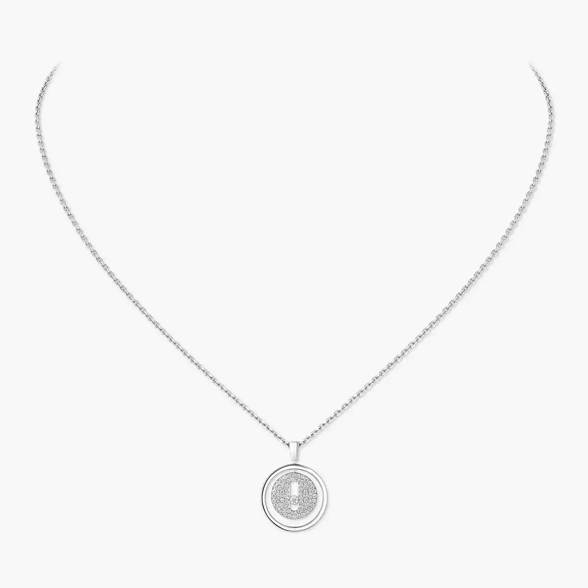 [Twinkle jewelrys] Lucky Move Diamond Necklace
