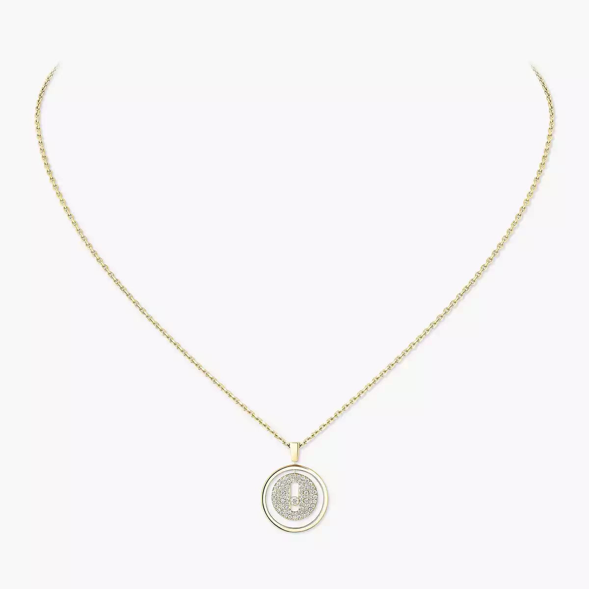 [Twinkle jewelrys] Lucky Move Diamond Necklace