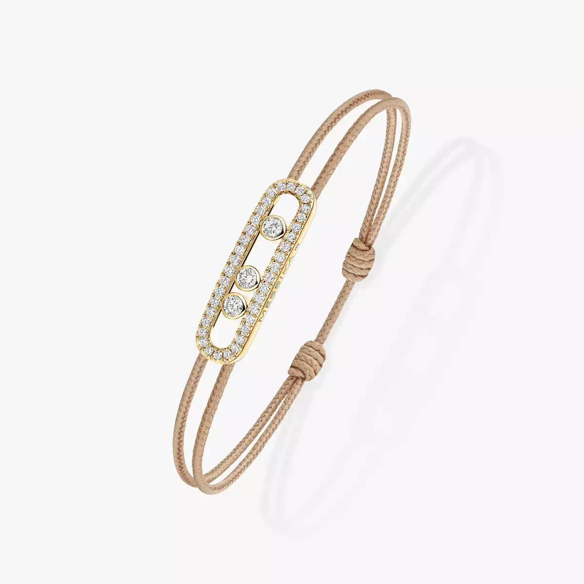[Twinkle jewelrys]Messika Care(s) pink cord pavé bracelet