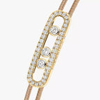 [Twinkle jewelrys]Messika Care(s) pink cord pavé bracelet