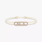 [Twinkle jewelrys]Messika Care(s) pink cord pavé bracelet