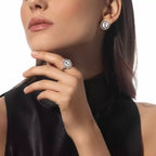[Twinkle jewelrys]Lucky Move Diamond Earrings