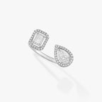 [Twinkle jewelrys]MY TWIN TOI & MOI SILVER DIAMOND RING