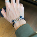 [Twinkle jewelry]New CLOVER 5 MOTIF PIETERSITE BRACELET COLLECTION