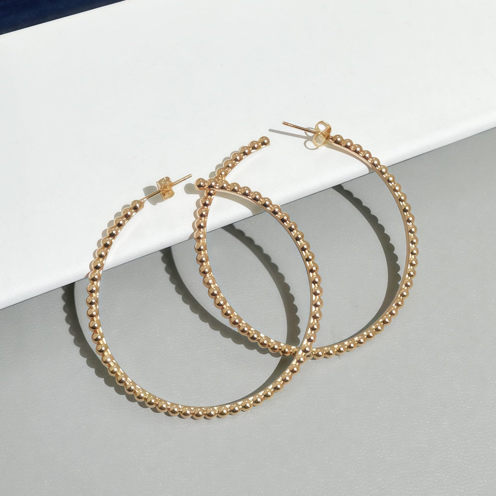 [Twinkle JURI] SMOOTH BEAD STUD EARRINGS