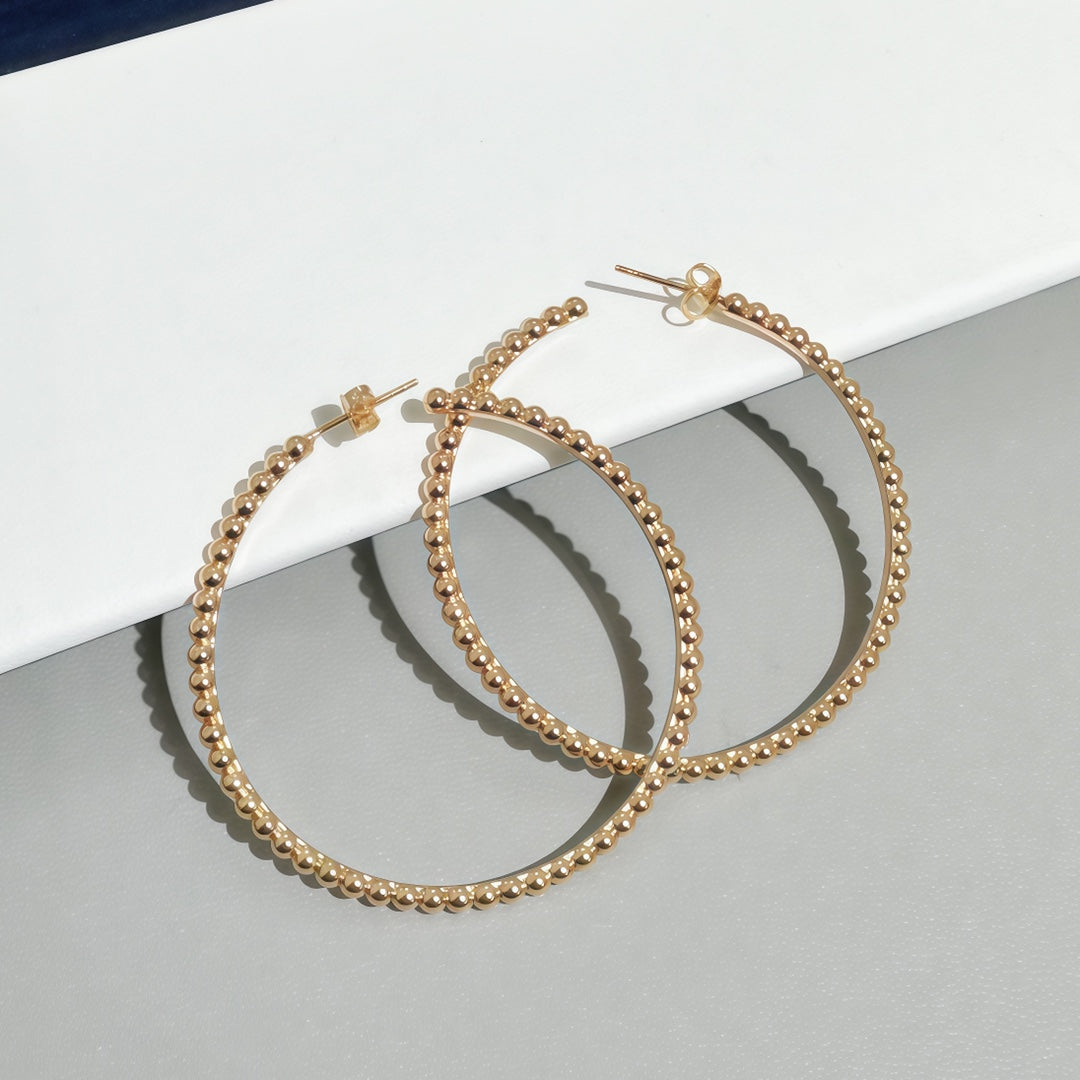 [Twinkle JURI] SMOOTH BEAD STUD EARRINGS