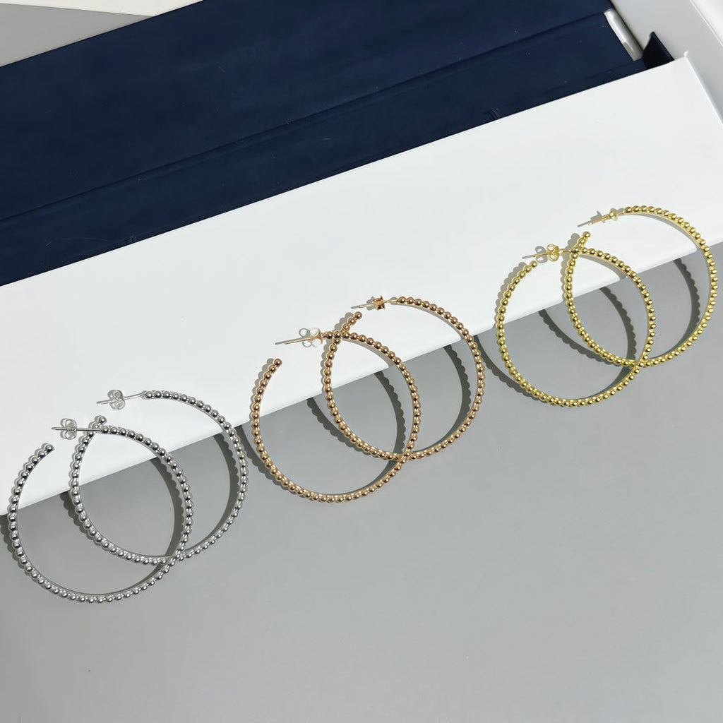 [Twinkle JURI] SMOOTH BEAD STUD EARRINGS