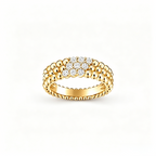 [Twinkle JURI] THREE-ROW DIAMOND RING