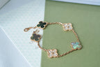 [Twinkle jewelry]New CLOVER 5 MOTIF GRAY MOP BRACELET COLLECTION