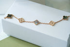 [Twinkle jewelry]New CLOVER 5 MOTIF GRAY MOP BRACELET COLLECTION