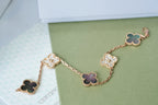 [Twinkle jewelry]New CLOVER 5 MOTIF GRAY MOP BRACELET COLLECTION