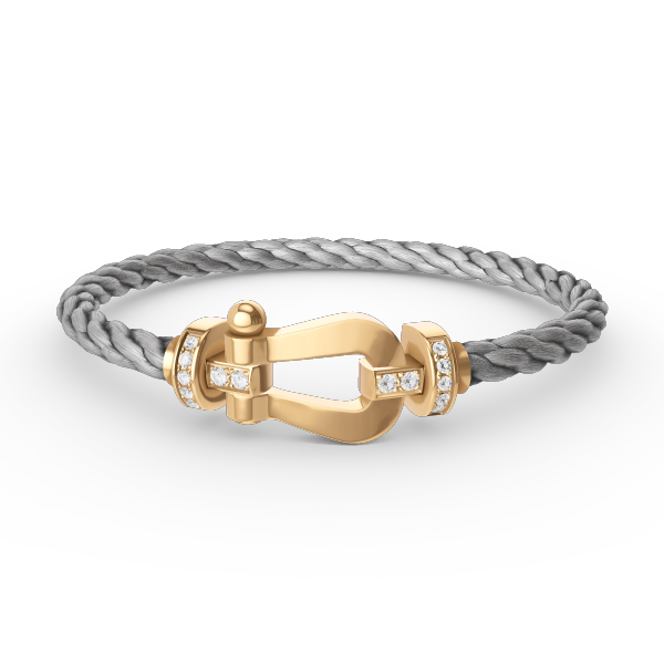 ¡®Twinkle jewelry¡¯FORCE LARGE HORSESHOE HALF DIAMOND BRACELET GOLD