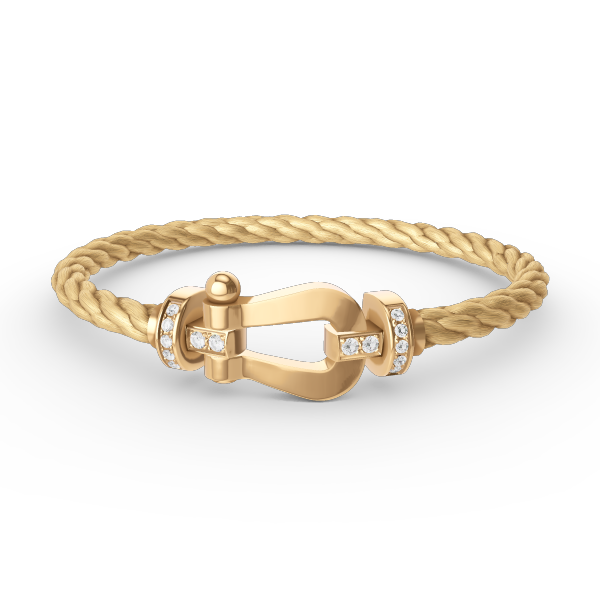 ¡®Twinkle jewelry¡¯FORCE LARGE HORSESHOE HALF DIAMOND BRACELET GOLD