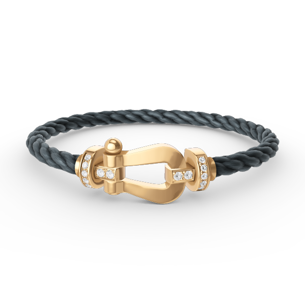 ¡®Twinkle jewelry¡¯FORCE LARGE HORSESHOE HALF DIAMOND BRACELET GOLD