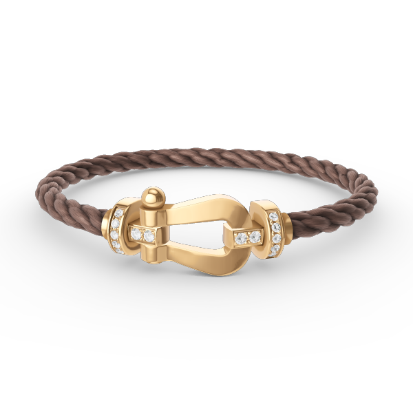 ¡®Twinkle jewelry¡¯FORCE LARGE HORSESHOE HALF DIAMOND BRACELET GOLD