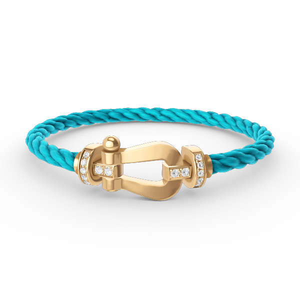 ¡®Twinkle jewelry¡¯FORCE LARGE HORSESHOE HALF DIAMOND BRACELET GOLD