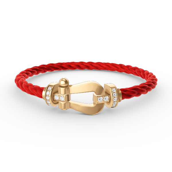 ¡®Twinkle jewelry¡¯FORCE LARGE HORSESHOE HALF DIAMOND BRACELET GOLD