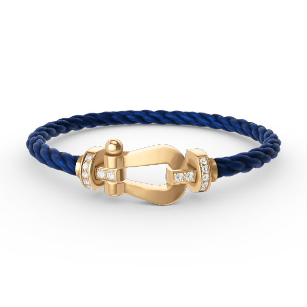 ¡®Twinkle jewelry¡¯FORCE LARGE HORSESHOE HALF DIAMOND BRACELET GOLD