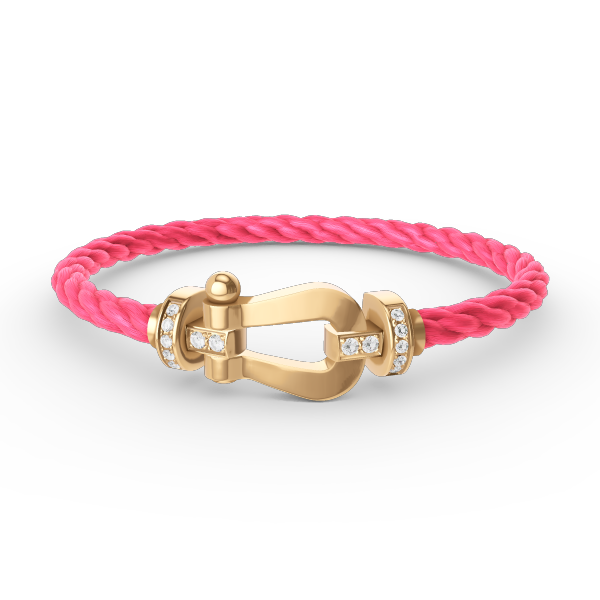 ¡®Twinkle jewelry¡¯FORCE LARGE HORSESHOE HALF DIAMOND BRACELET GOLD