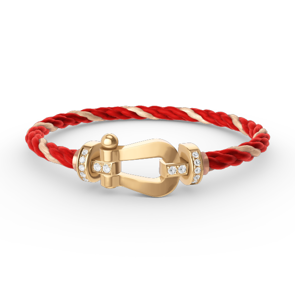¡®Twinkle jewelry¡¯FORCE LARGE HORSESHOE HALF DIAMOND BRACELET GOLD