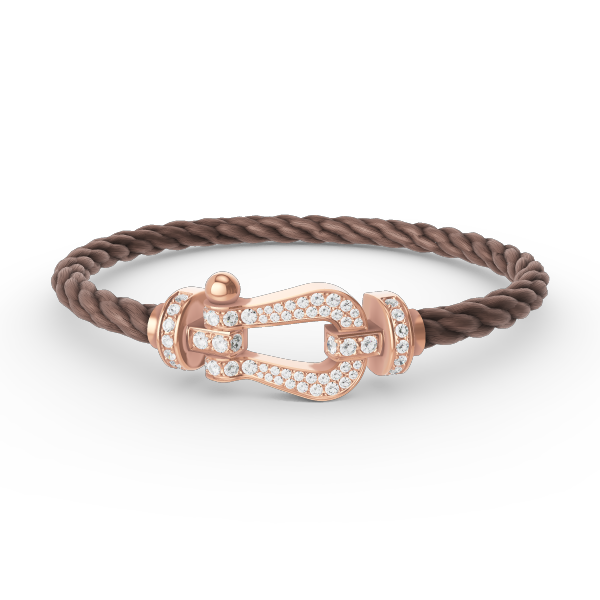¡®Twinkle jewelry¡¯FORCE LARGE HORSESHOE FULL DIAMOND BRACELET ROSE GOLD