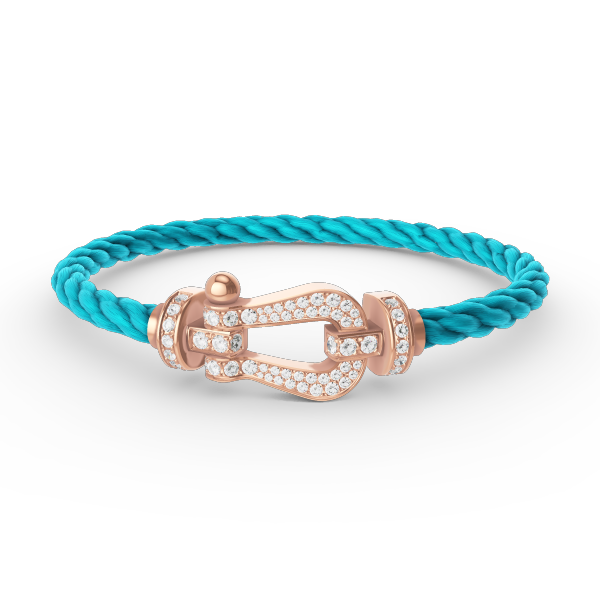 ¡®Twinkle jewelry¡¯FORCE LARGE HORSESHOE FULL DIAMOND BRACELET ROSE GOLD