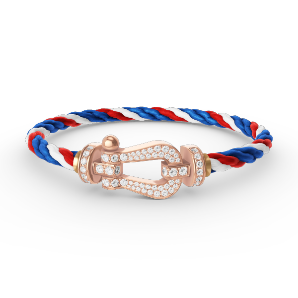 ¡®Twinkle jewelry¡¯FORCE LARGE HORSESHOE FULL DIAMOND BRACELET ROSE GOLD