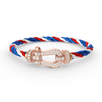¡®Twinkle jewelry¡¯FORCE LARGE HORSESHOE FULL DIAMOND BRACELET ROSE GOLD