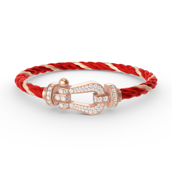 ¡®Twinkle jewelry¡¯FORCE LARGE HORSESHOE FULL DIAMOND BRACELET ROSE GOLD