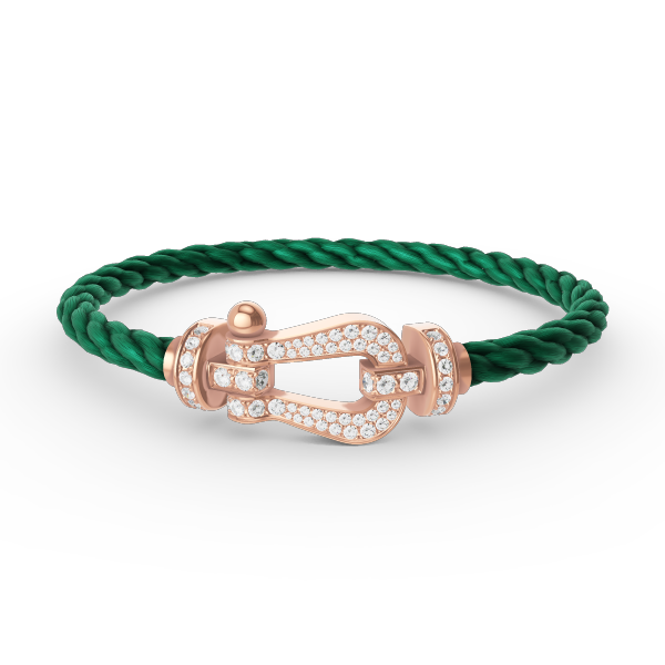 ¡®Twinkle jewelry¡¯FORCE LARGE HORSESHOE FULL DIAMOND BRACELET ROSE GOLD