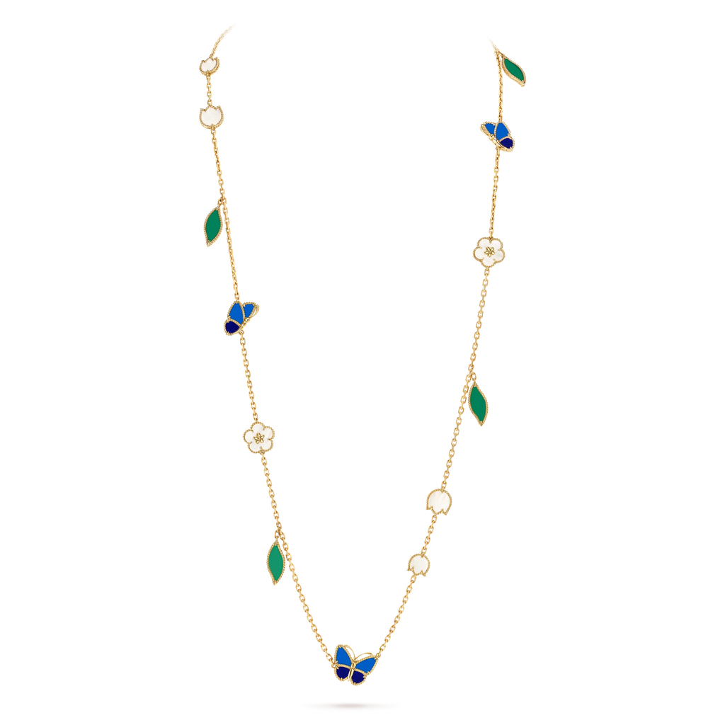 [Twinkle jewelry] 26 NEW CLOVER 15 MOTIFS LUCKY NECKLACE