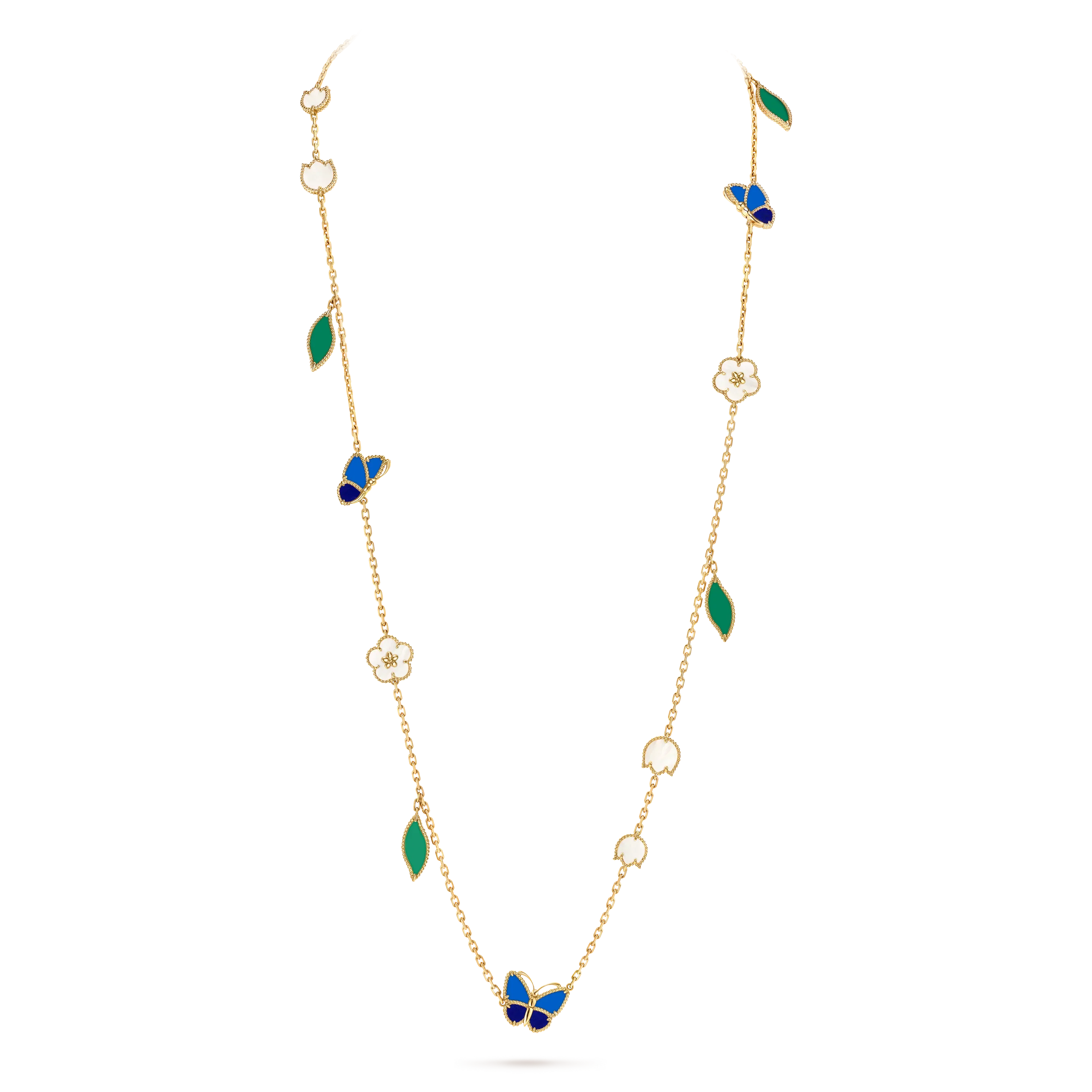 [Twinkle jewelry] 26 NEW CLOVER 15 MOTIFS LUCKY NECKLACE