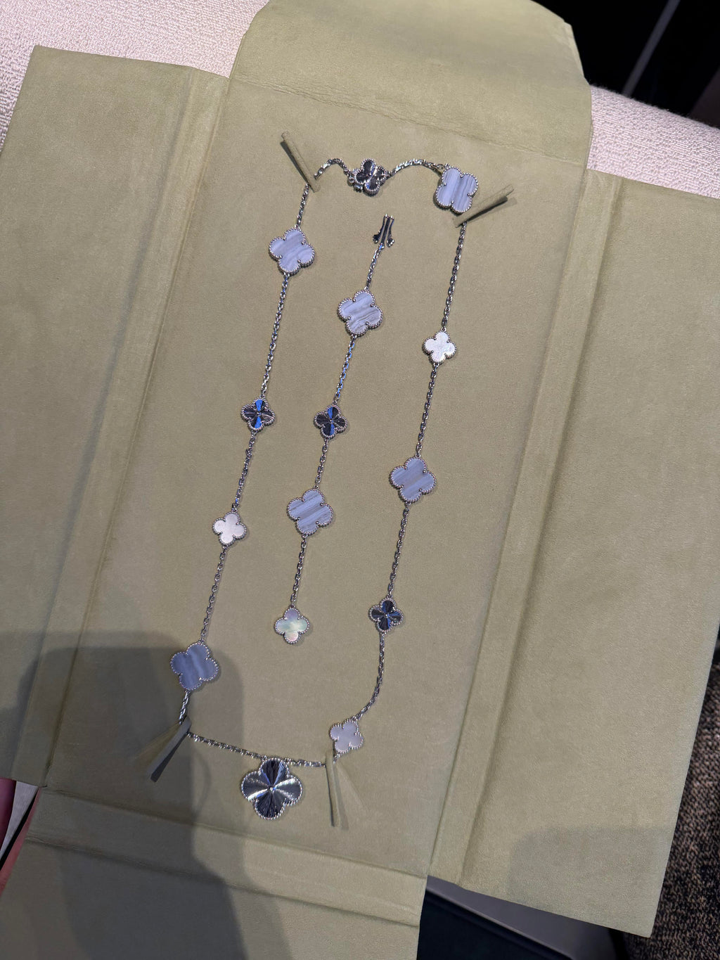[¡®Twinkle jewelry¡¯] 25 NEW CLOVER 15 MOTIFS PURPLE CHALCEDONY
