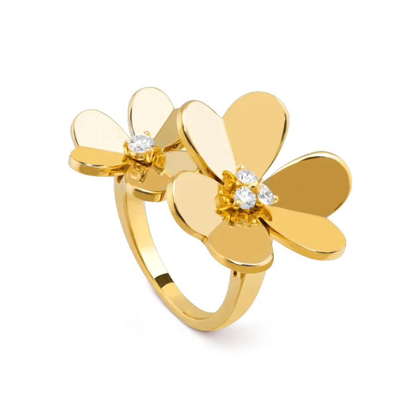 ¡®Twinkle jewelry¡¯CLOVER COMOS GOLD DIAMOND RING