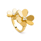 ¡®Twinkle jewelry¡¯CLOVER COMOS GOLD DIAMOND RING