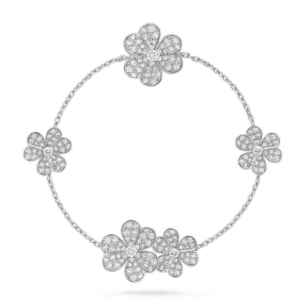 ¡®Twinkle jewelry¡¯FRIVOLE SILVER 5 FLOWERS BRACELET