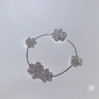 ¡®Twinkle jewelry¡¯FRIVOLE SILVER 5 FLOWERS BRACELET