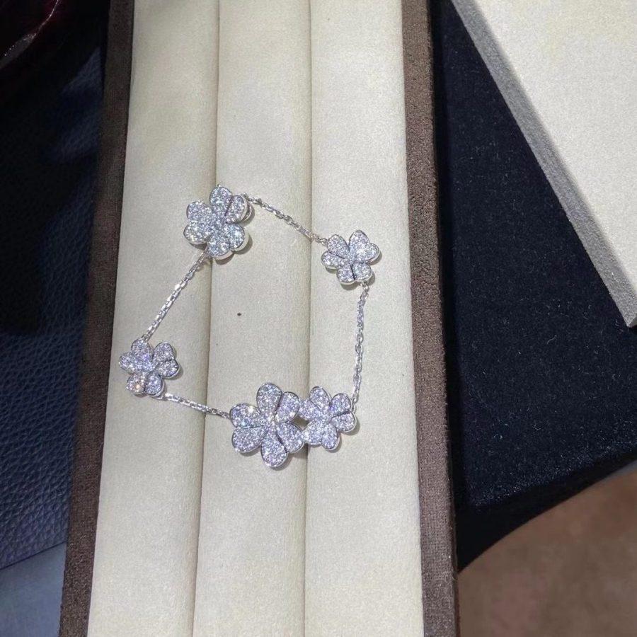 ¡®Twinkle jewelry¡¯FRIVOLE SILVER 5 FLOWERS BRACELET