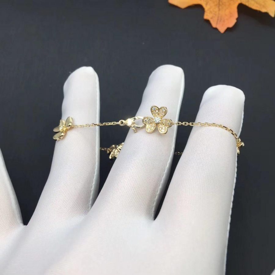 ¡®Twinkle jewelry¡¯FRIVOLE GOLD 5 FLOWERS BRACELET