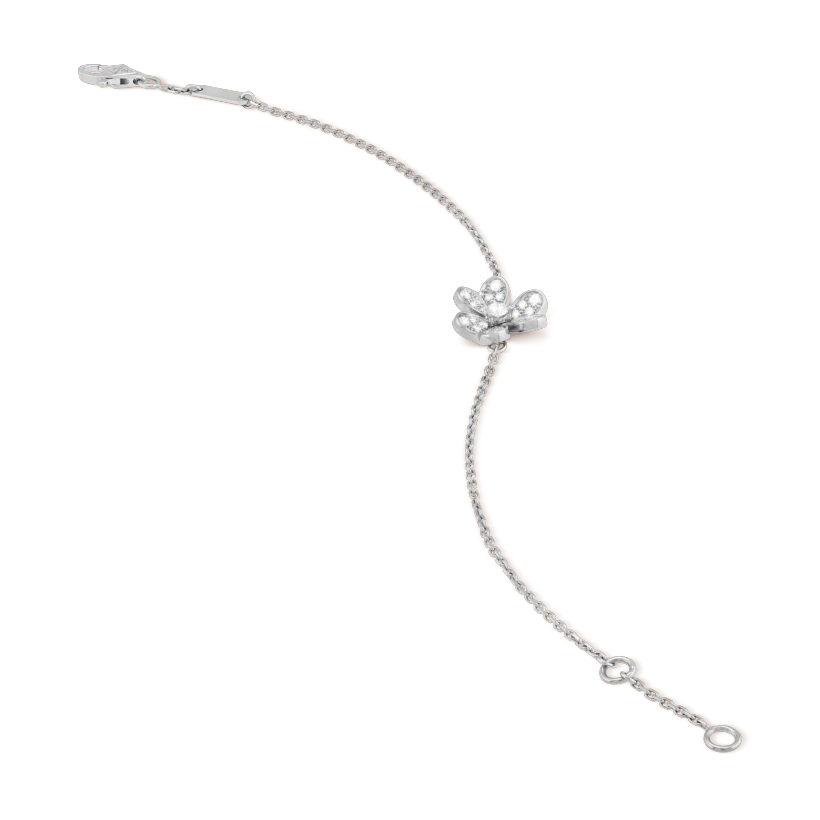¡®Twinkle jewelry¡¯FRIVOLE SILVER FLOWER DIAMOND BRACELET